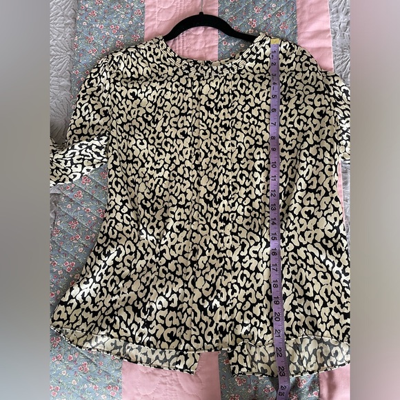 J Crew Silk Leopard Blouse - Picture 4 of 5